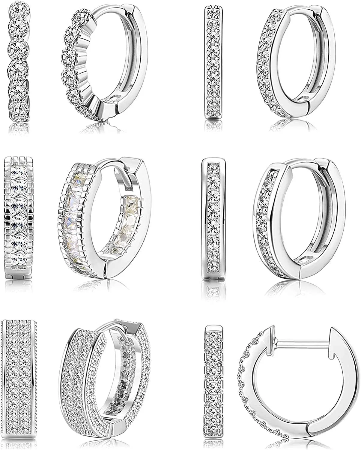 Huggie Earrings 18K Huggie Hoop Earrings for Women Small Hoop Earrings for Women - Grocery