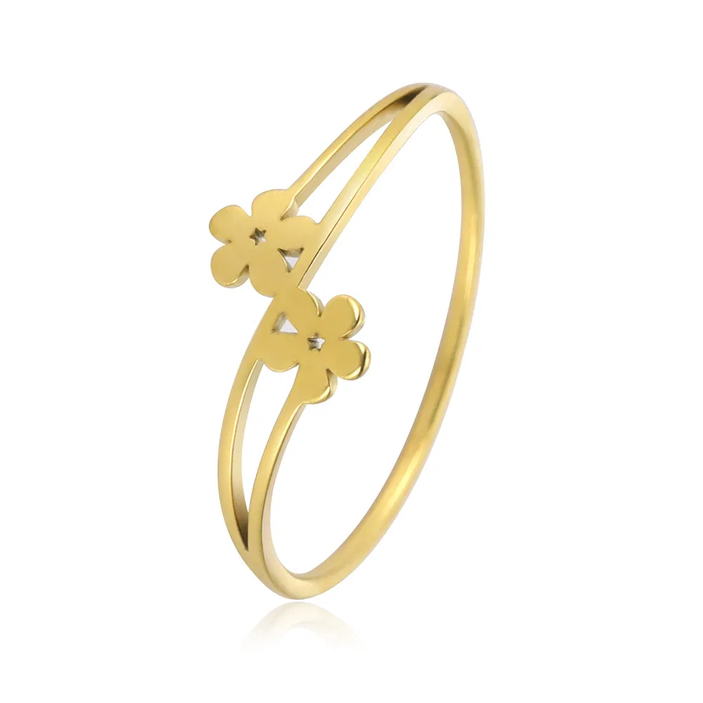 Two Flower Ladies Fashion Ring - Grocery