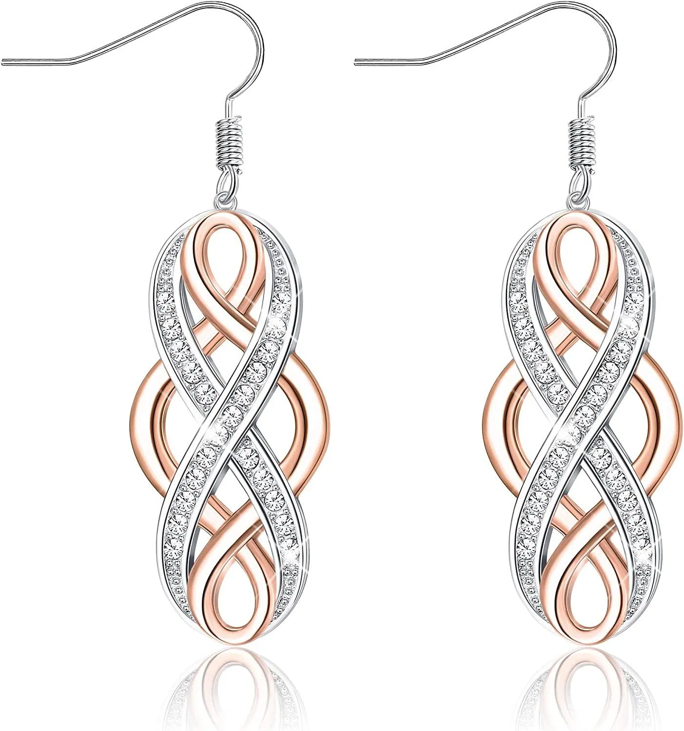 Celtic Knot Dangle Earrings Infinity Earrings Good Luck Irish Celtic Eternity Knot Earrings Minimalist For Women - Grocery