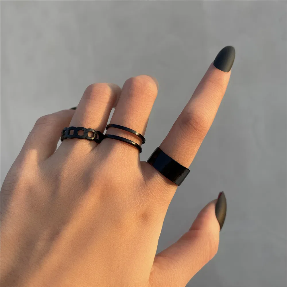 Mulsanne Retro Snake Black Ring Dark Series - Grocery