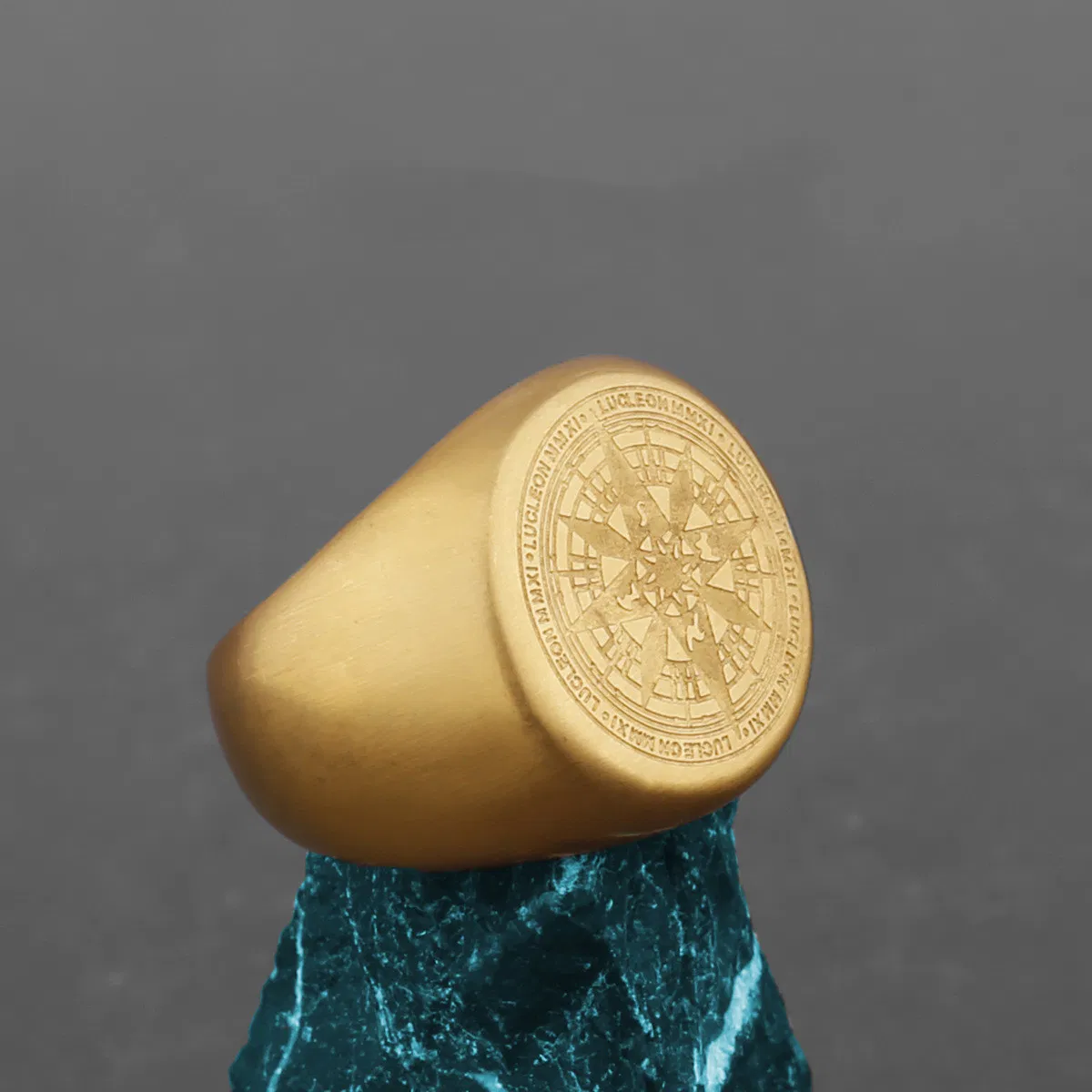 New Viking Odin Triangle Titanium Ring - Grocery