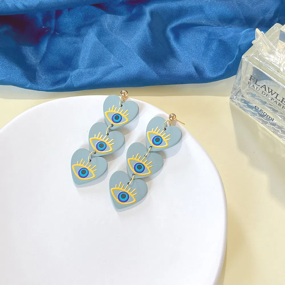 Women's Love Acrylic Spray Earrings - Grocery