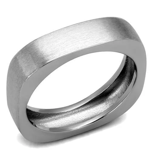 TK2668 - High polished (no plating) Stainless Steel Ring with No Stone - Grocery