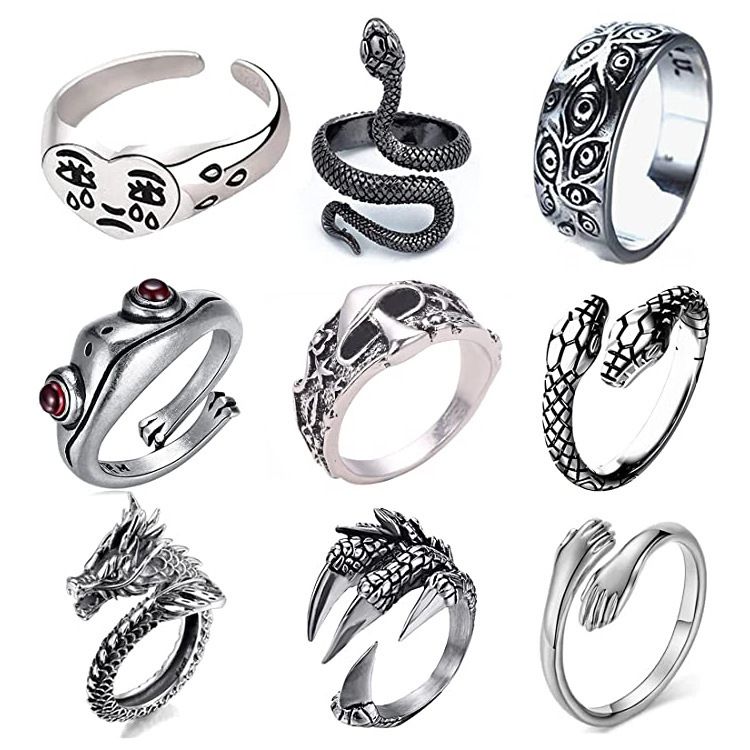 Halloween Ornament Ring Set - Grocery