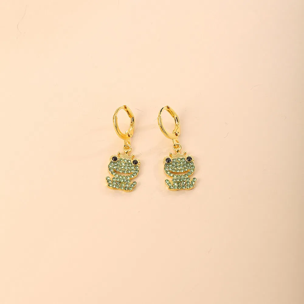 Creative Ethnic Temperament Earrings Smile Drill - Grocery