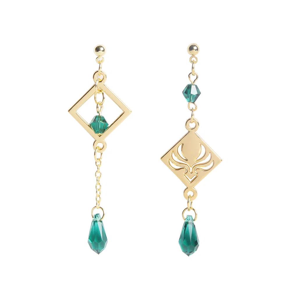 Fashion Plated Metal Earrings Are Unisex - Grocery
