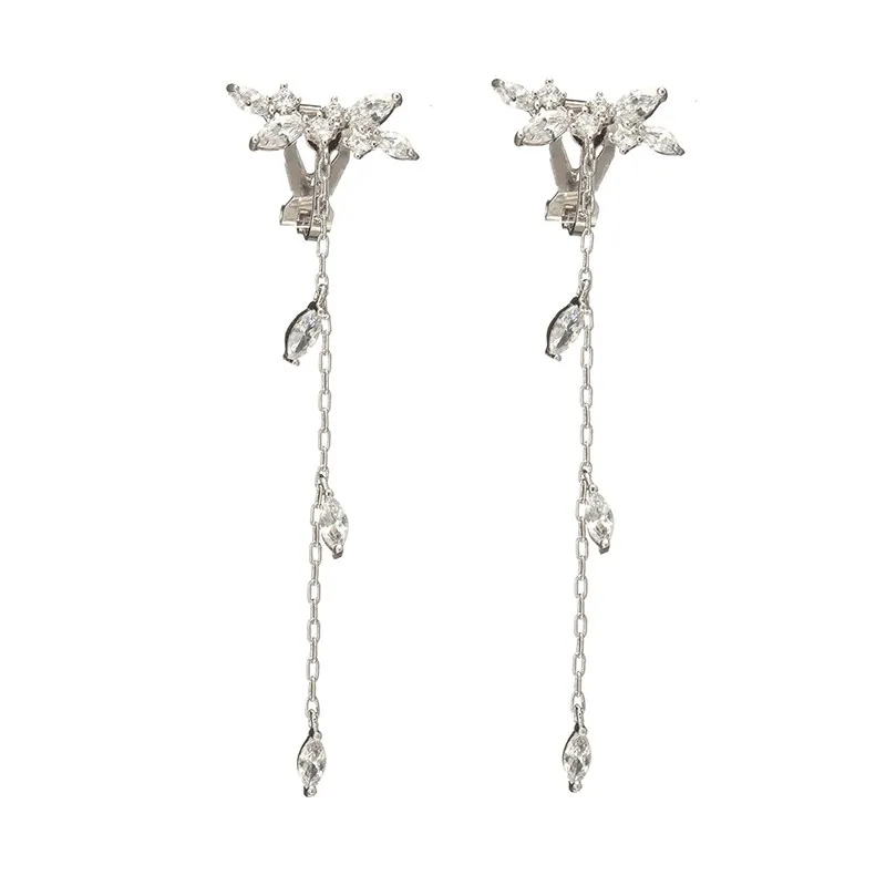 Fashion Crystal Earrings Long Tassels For Women - Grocery