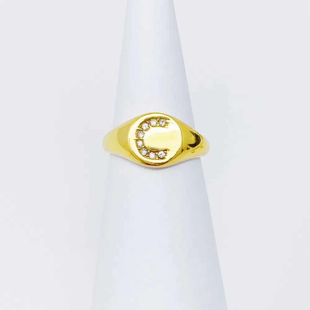 Shine Me Initial Ring - Grocery
