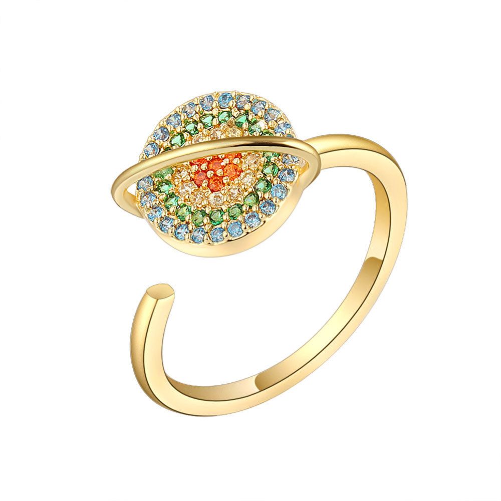 Personalized Design Planet Opening Ring - Grocery