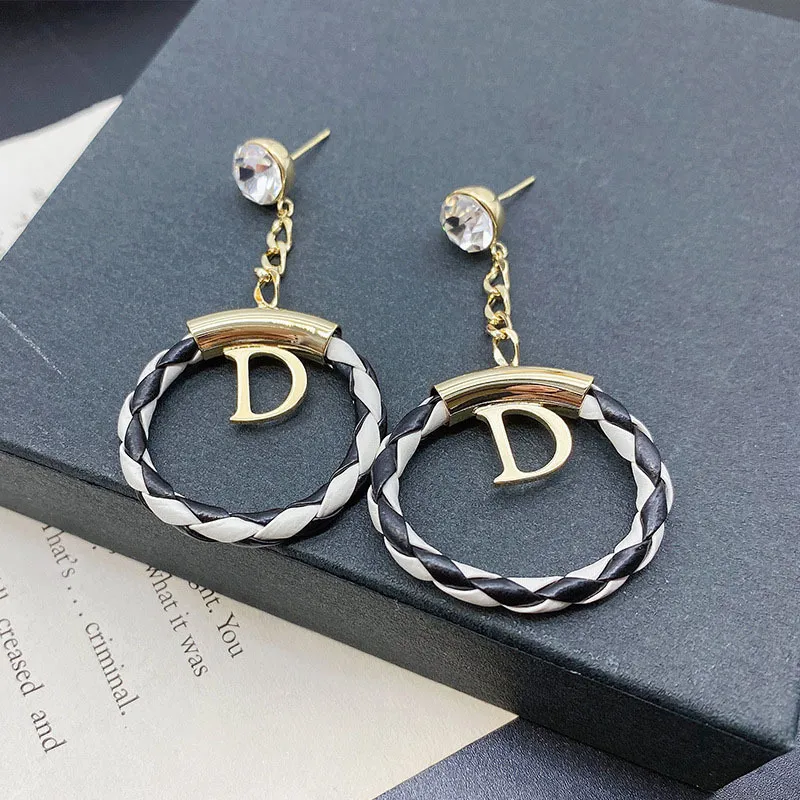 S925 Silver Needle Stud Earrings Geometric Design Women - Grocery
