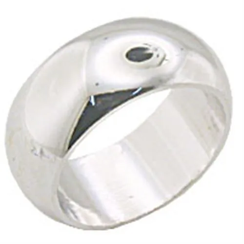 R2243 - Rhodium Brass Ring with No Stone - Grocery