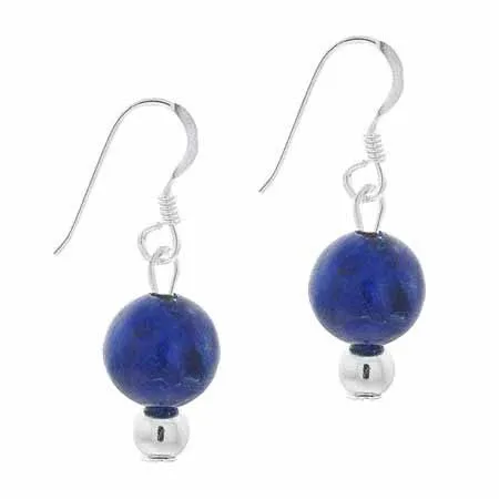 Sterling Silver Soda Lite Beaded Dangle Hook Earrings - Grocery