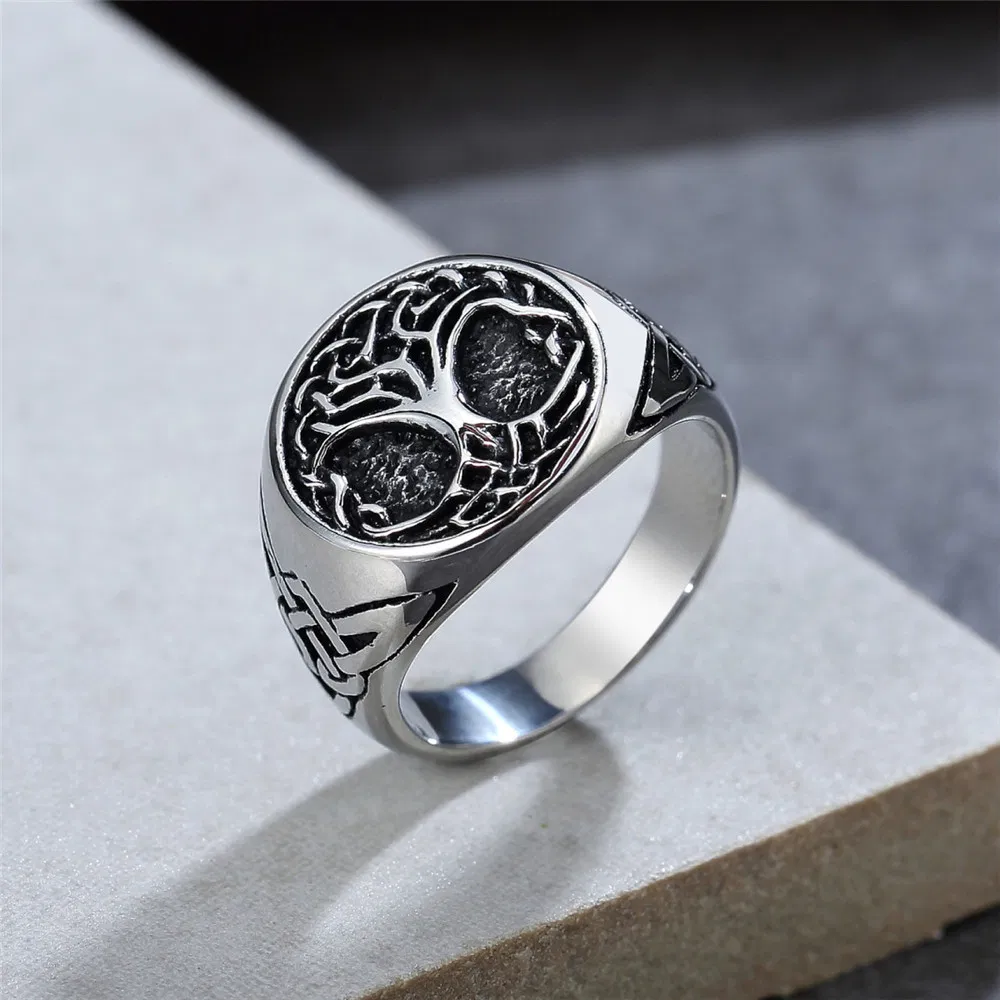 Jewelry Viking Tree Of Life Men's Personality Ring - Grocery