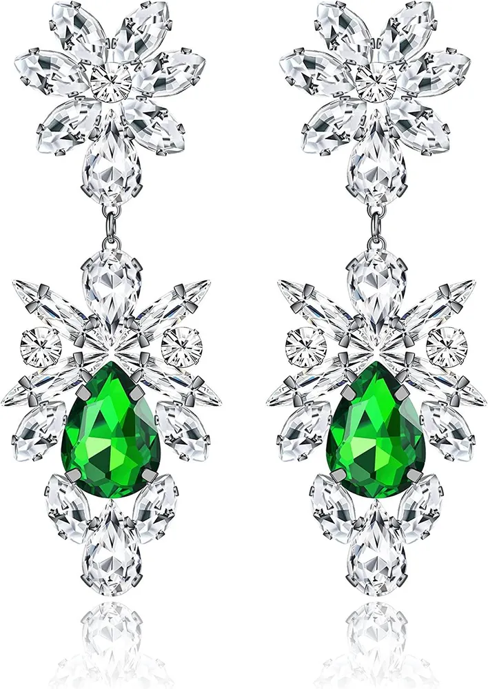 Bohemian Boho Rhinestone Drop Earrings Vintage Style Earrings For Women - Grocery