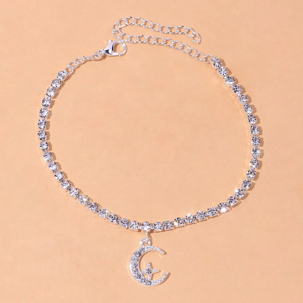 Novel Personality Star Moon Anklet - Grocery