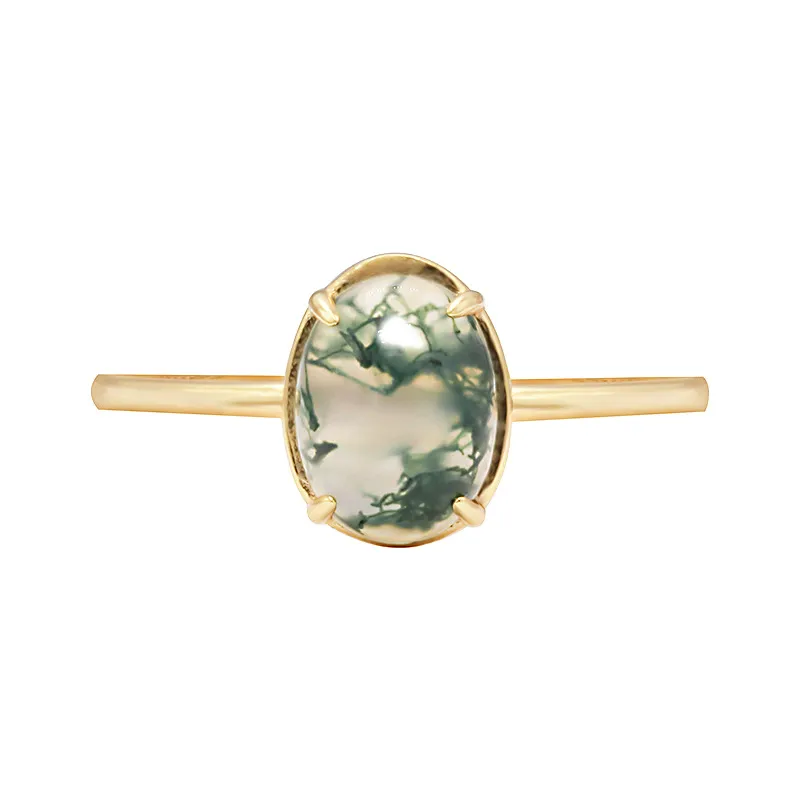 Women's Natural Aquatic Agate Ring - Grocery