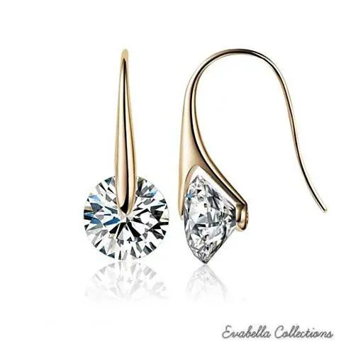BOUTIQUE DIAMONDS - Charming Swarovski Drop Earrings - Grocery