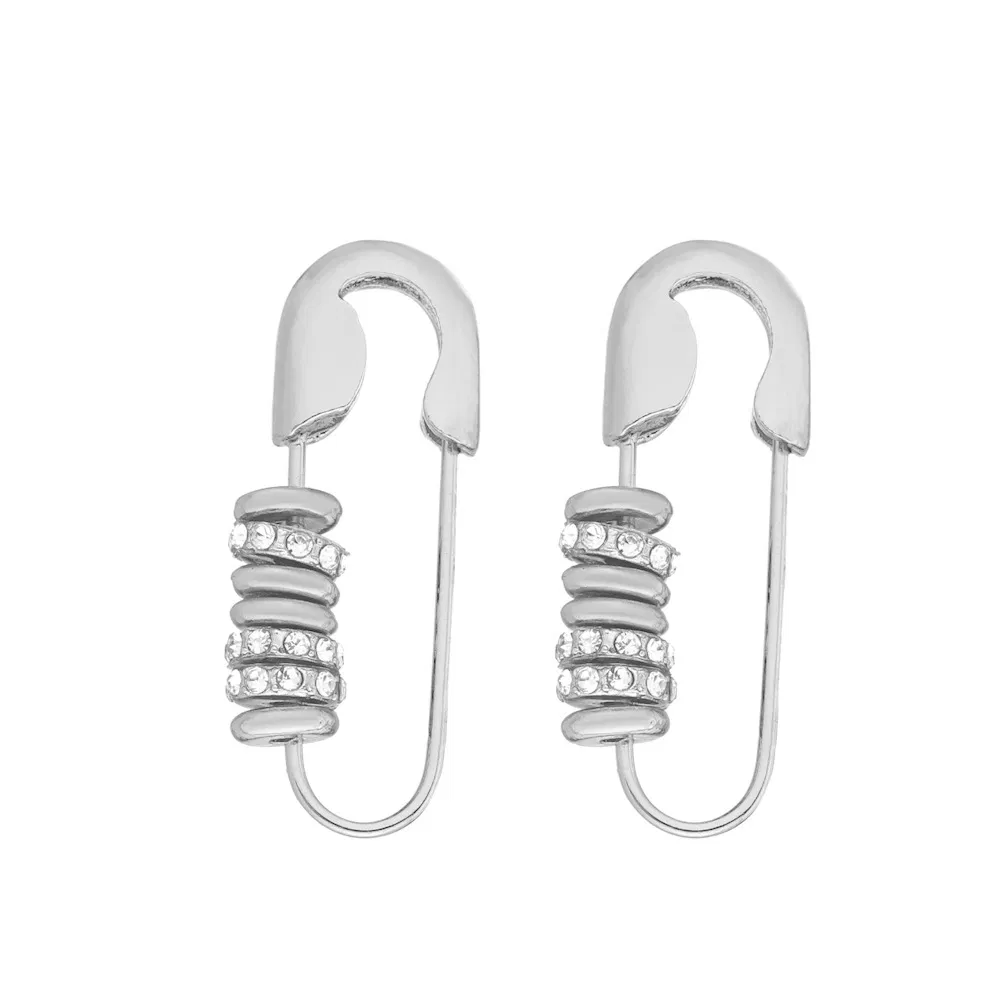 European And American Style Earrings With Diamonds - Grocery