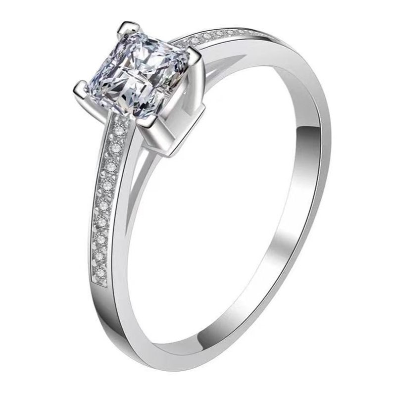 Ring Inlaid With Marriage Proposal Ring With Certificate Black Card - Grocery