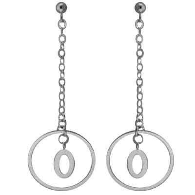 Sterling Silver Stilletto Earrings - Grocery