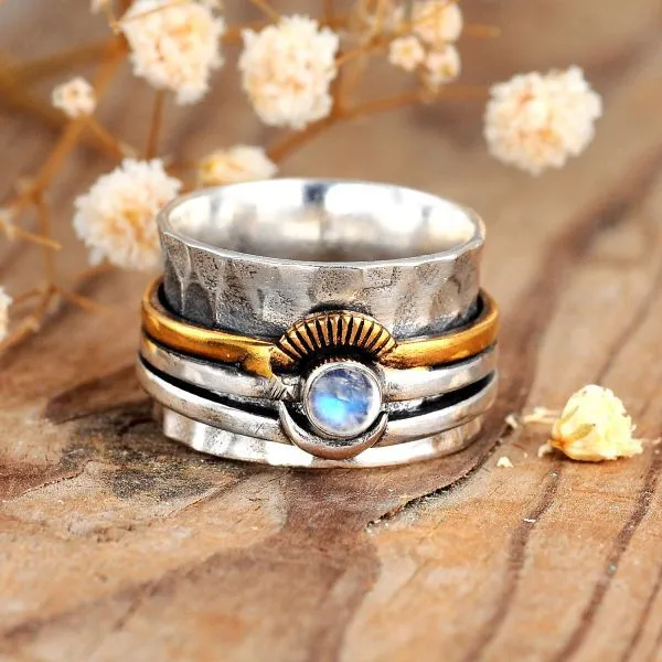 Ladies Versatile Ring Alloy Set Sapphire Jewelry - Grocery