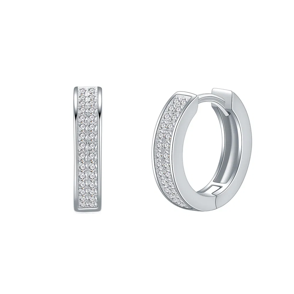 S925 Sterling Silver Ear Clasps With A Cool Premium Feel To The Earrings - Grocery