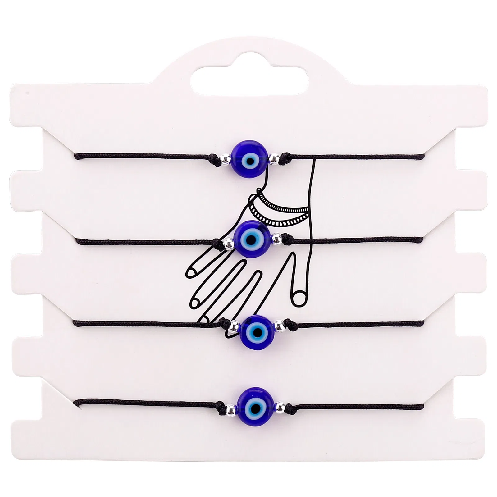 Red Rope Bracelet Evil Eye Knitting - Grocery