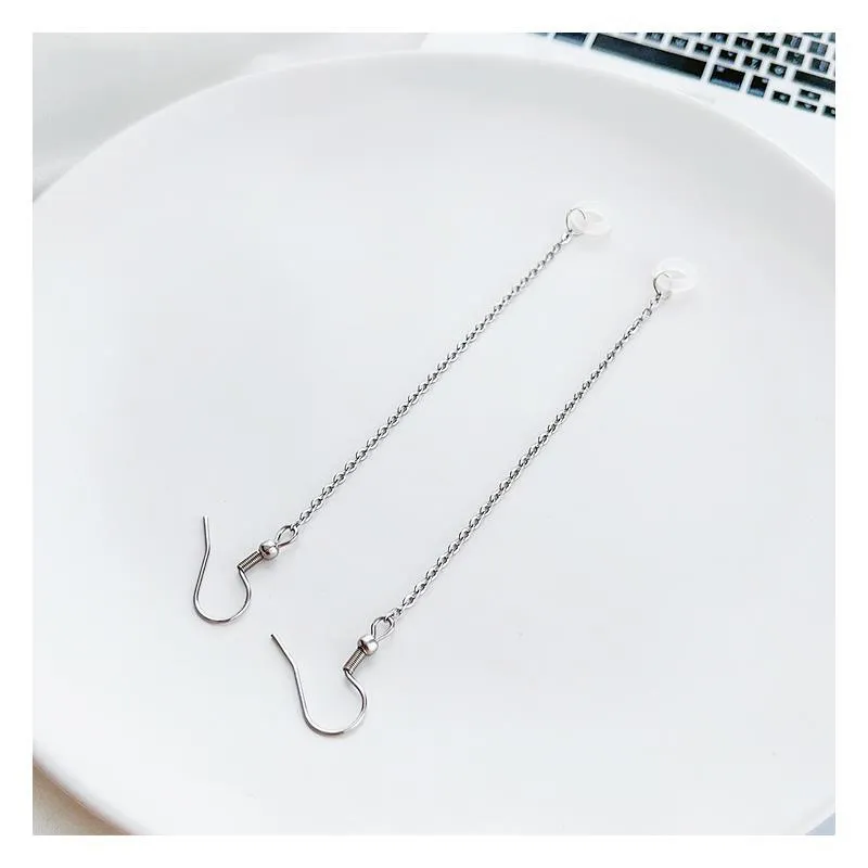 Earphone Anti-loss Chain Earrings Ear Accessories Ear Hanging Anti-loss Rope - Grocery