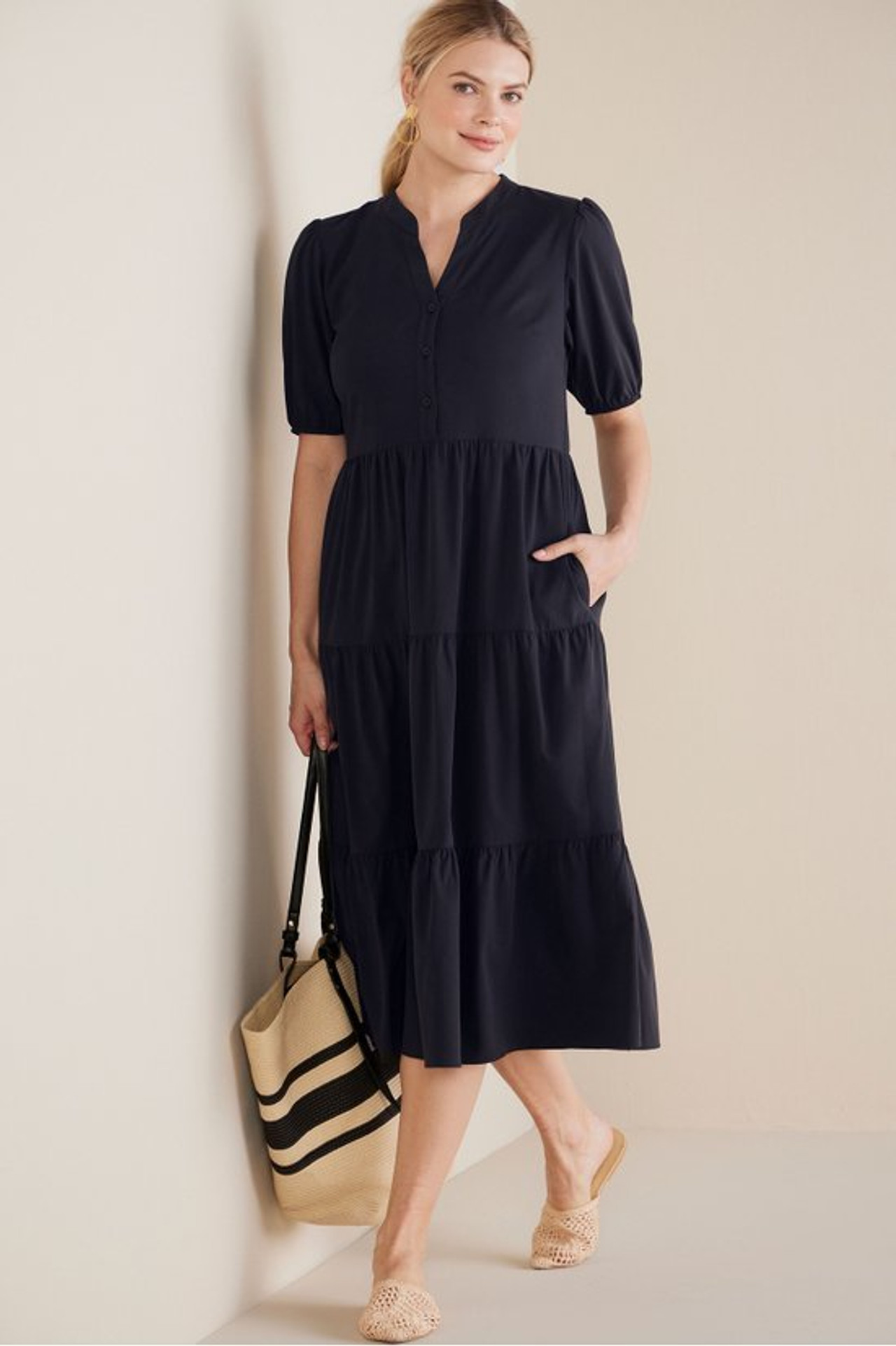 Claudia Midi Dress - Soft Surroundings Outlet
