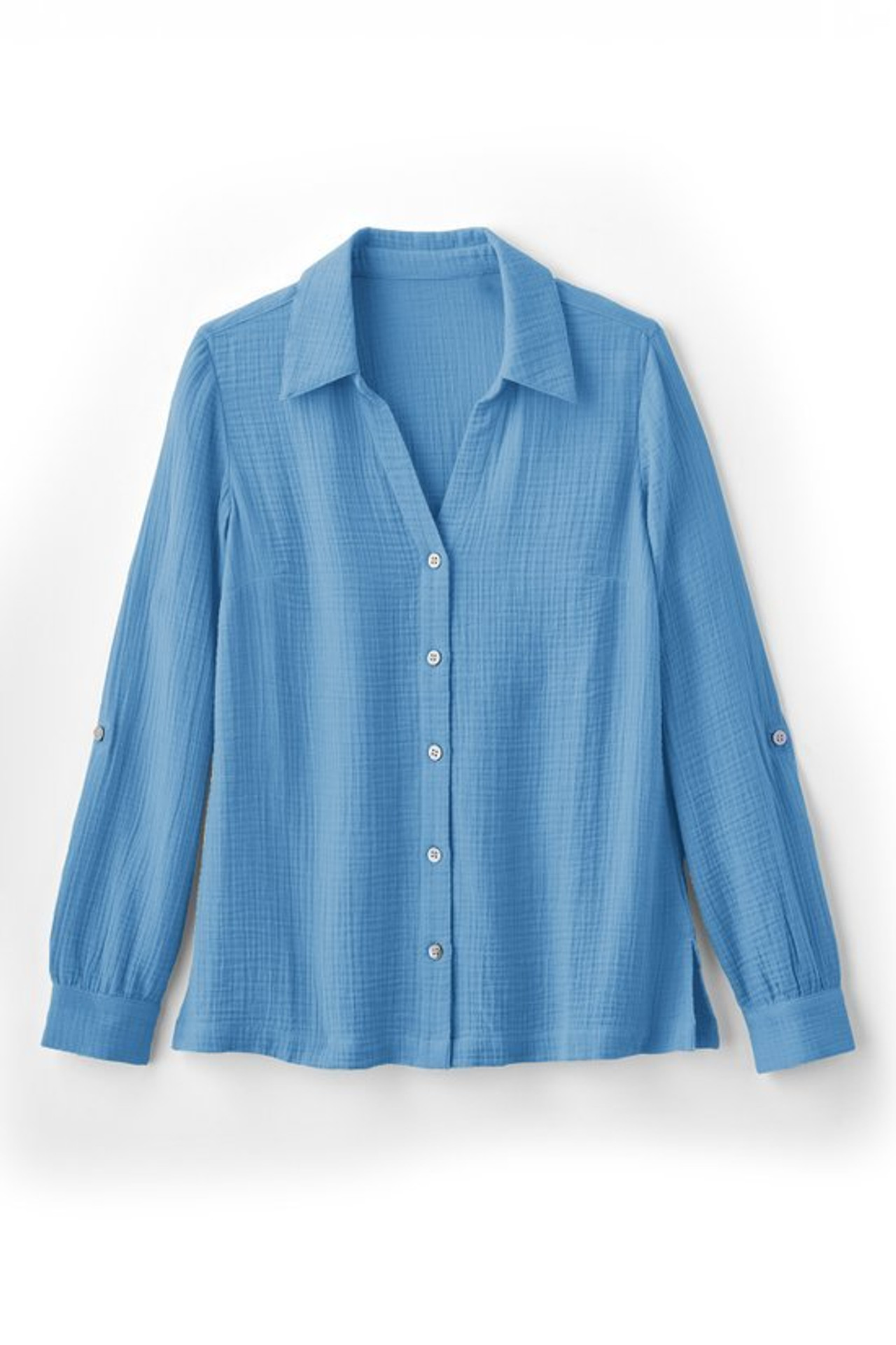 Addison Gauze Big Shirt - Soft Surroundings Outlet
