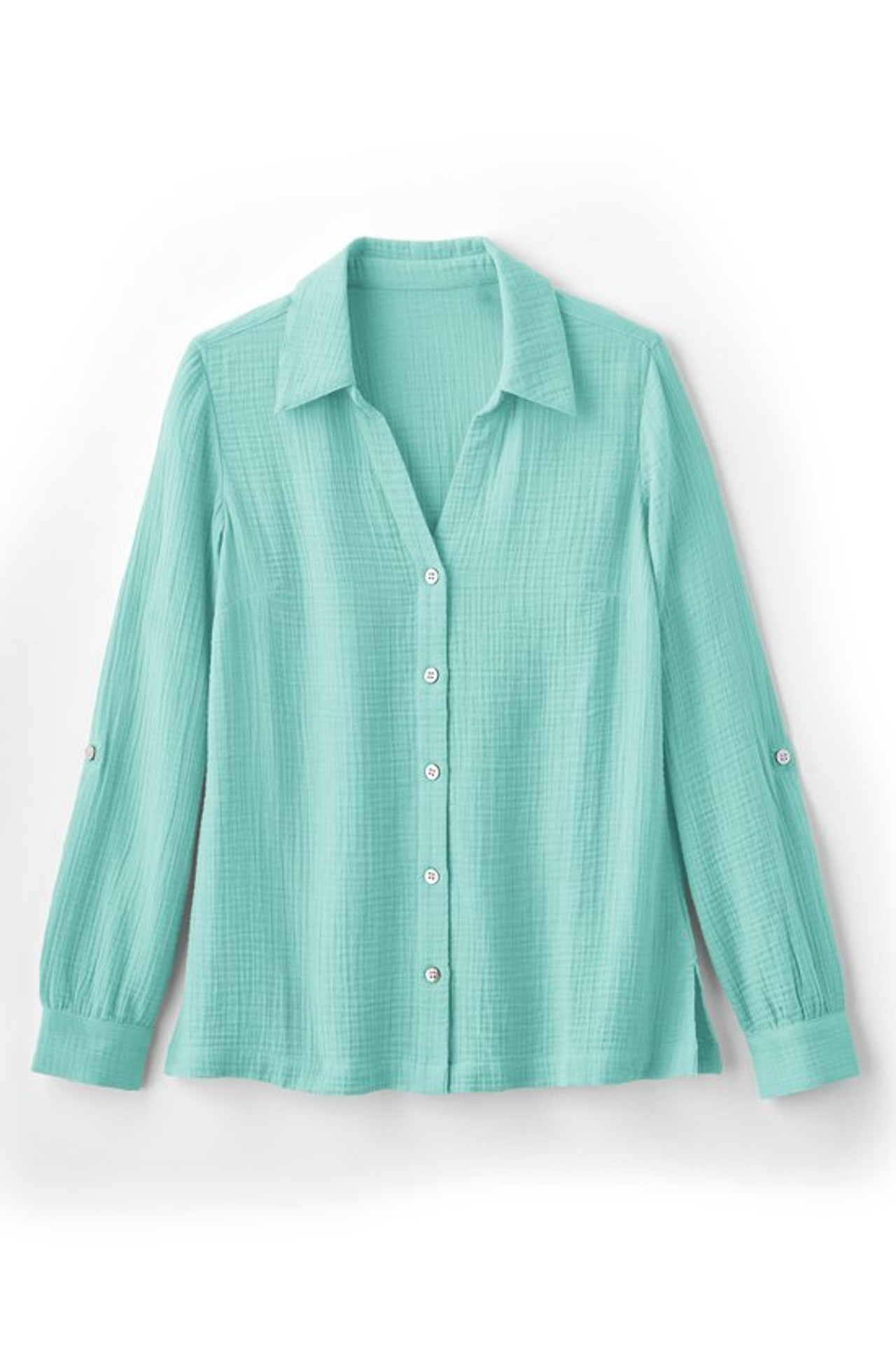 Addison Gauze Big Shirt - Soft Surroundings Outlet