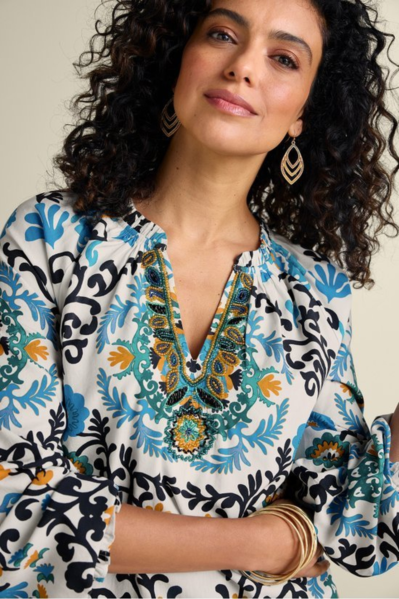 Leona Long Sleeve Top - Soft Surroundings Outlet