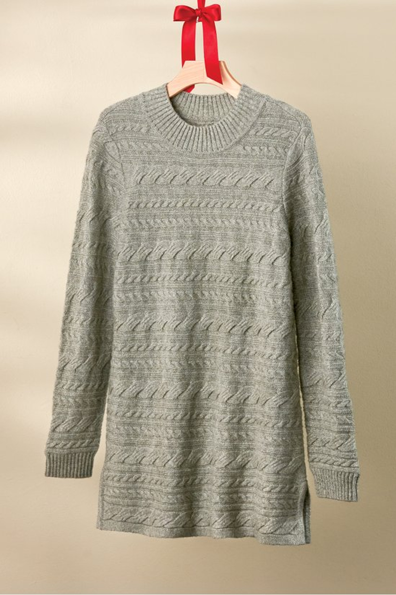 Alena Cable Sweater Tunic - Soft Surroundings Outlet