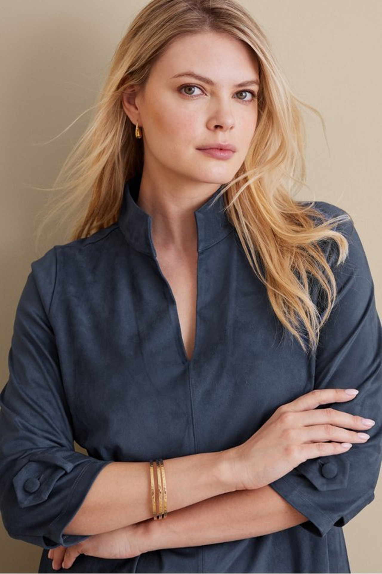 Rani Faux Suede Dress - Soft Surroundings Outlet