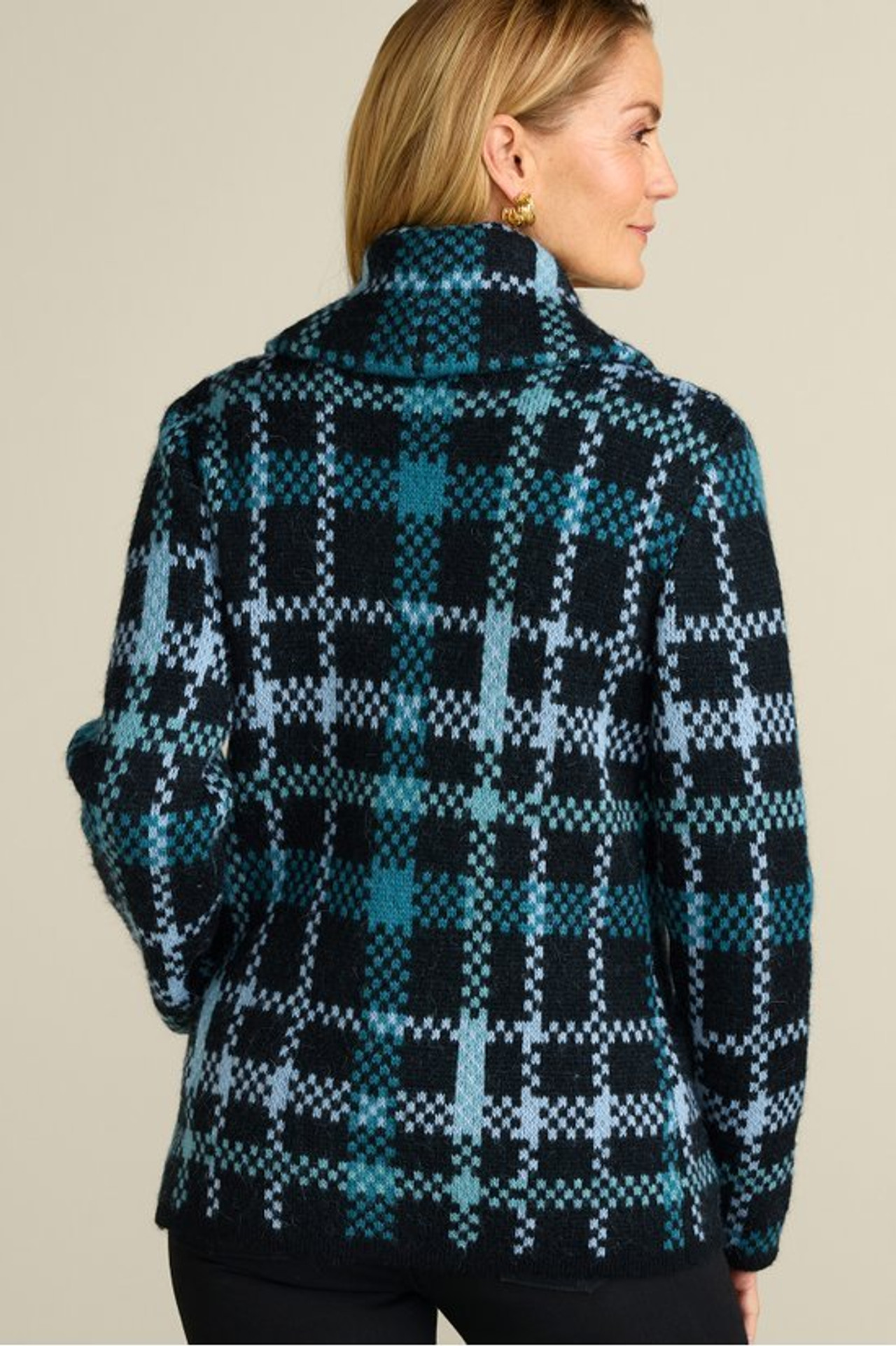 Alpine Plaid Sweater Coat - Soft Surroundings Outlet
