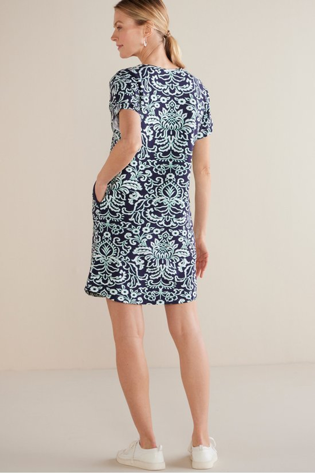 Fina French Terry Short Dress - Soft Surroundings Outlet