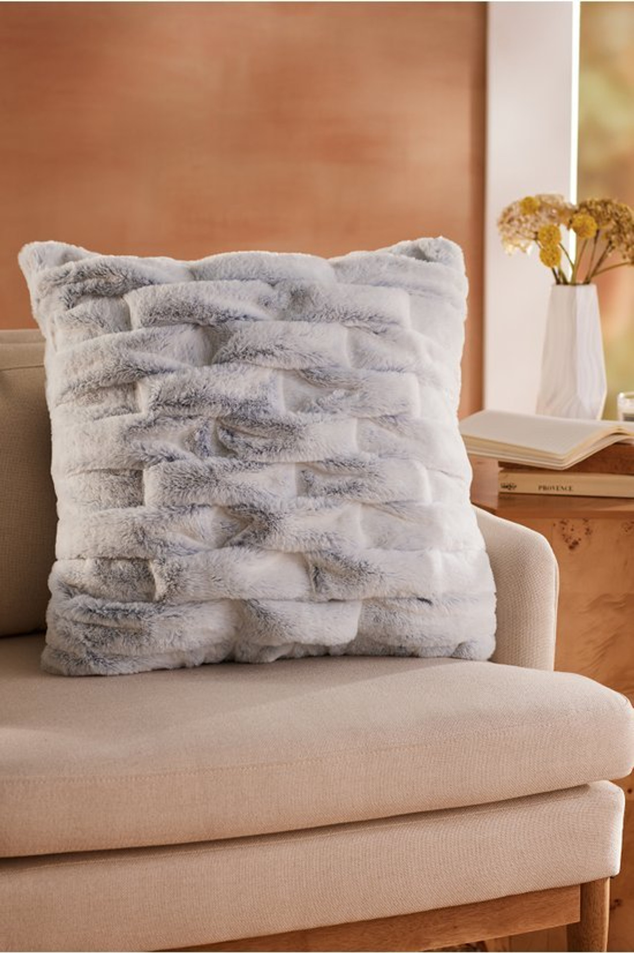 La Parisienne Faux Fur Pillow - Soft Surroundings Outlet