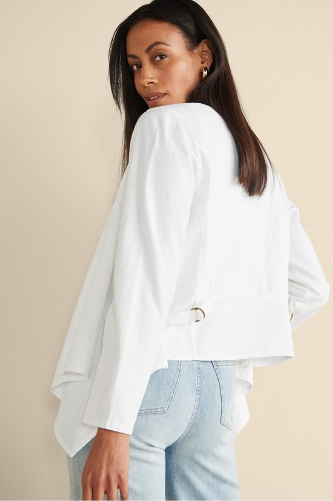 Alicante Linen Blend Topper - Soft Surroundings Outlet