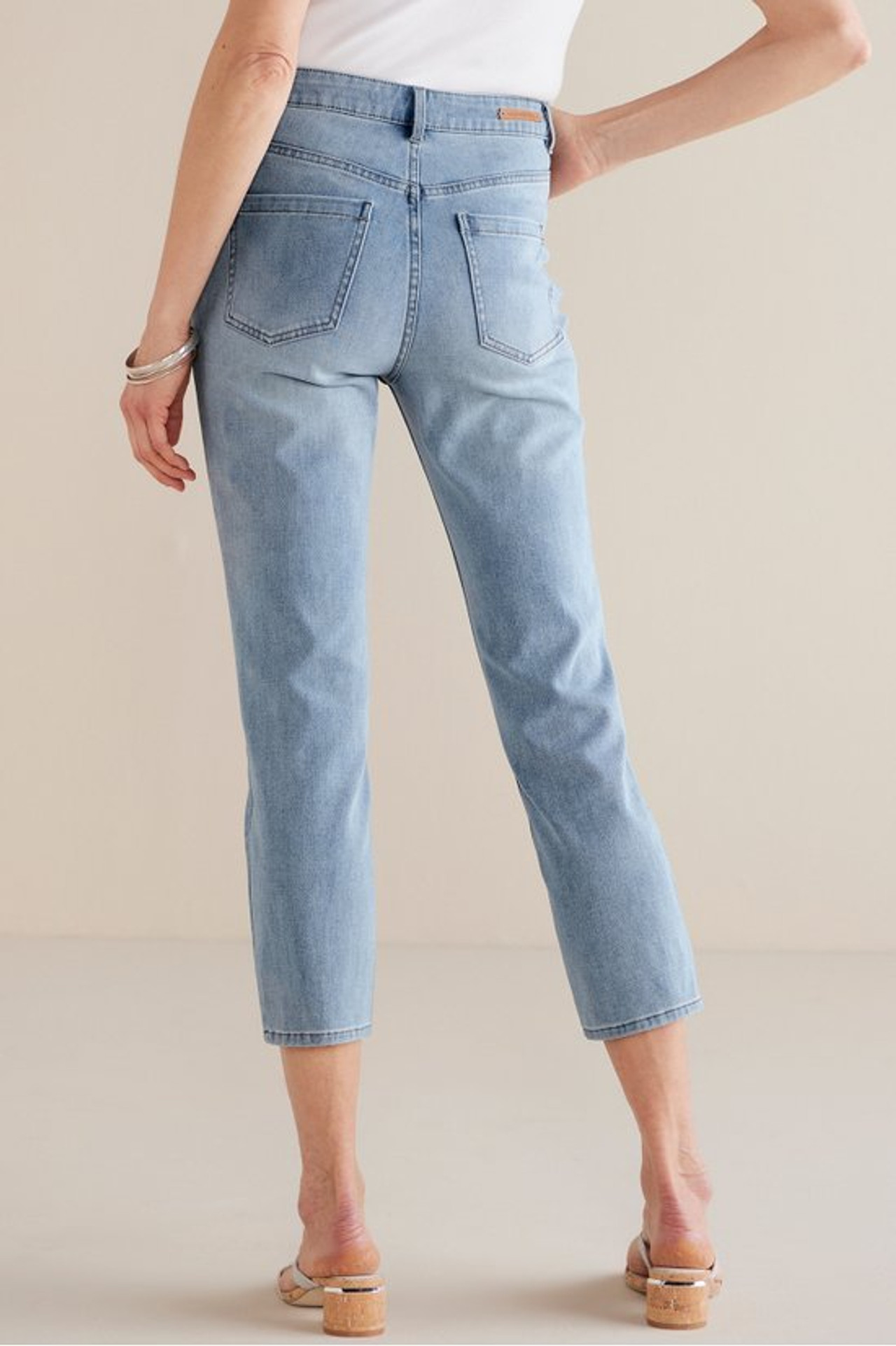 Ultimate Denim Slim Leg Crop Jeans - Soft Surroundings Outlet