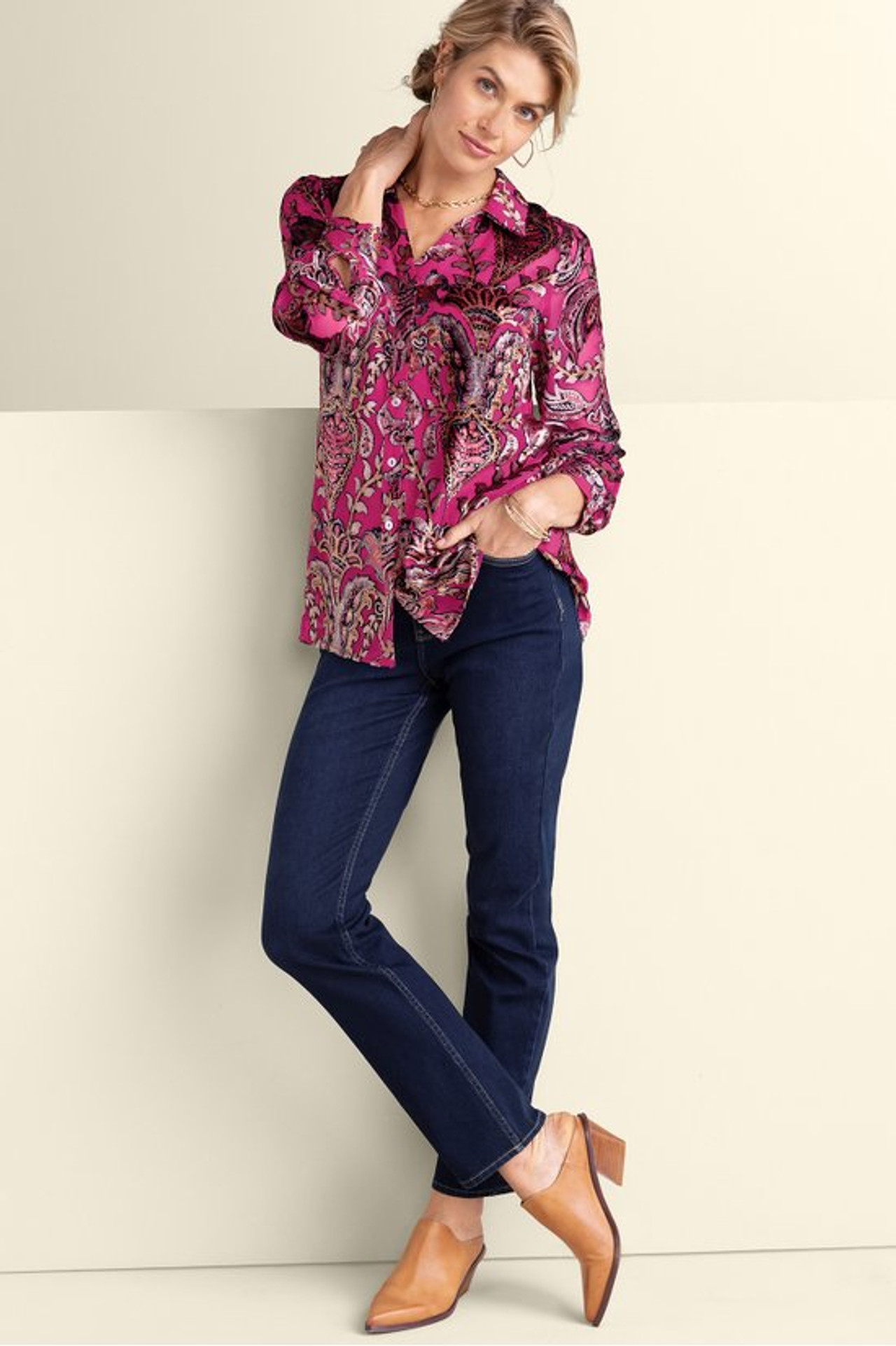 Bellarosa Velvet Tunic - Soft Surroundings Outlet