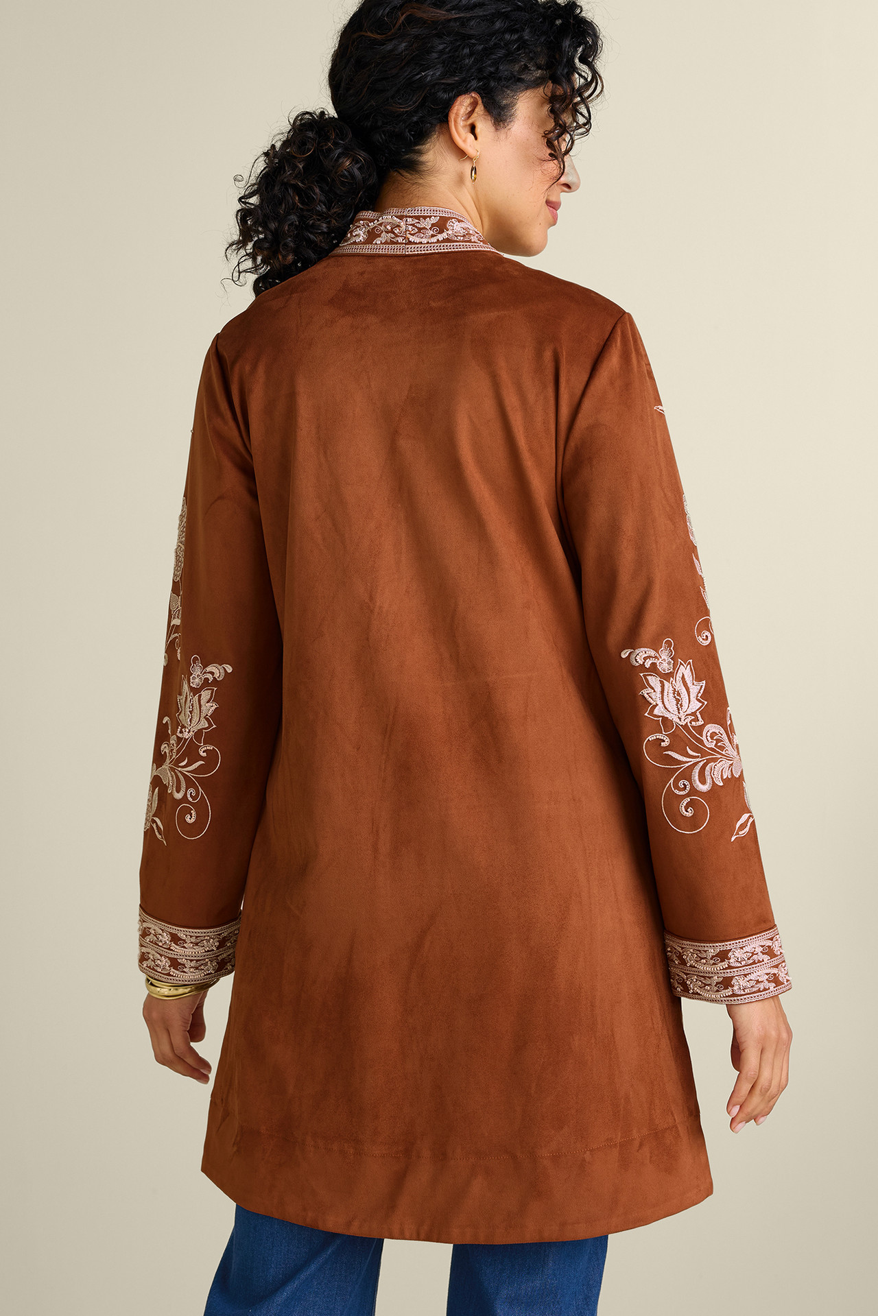 Marienne Faux Suede Jacket - Soft Surroundings Outlet