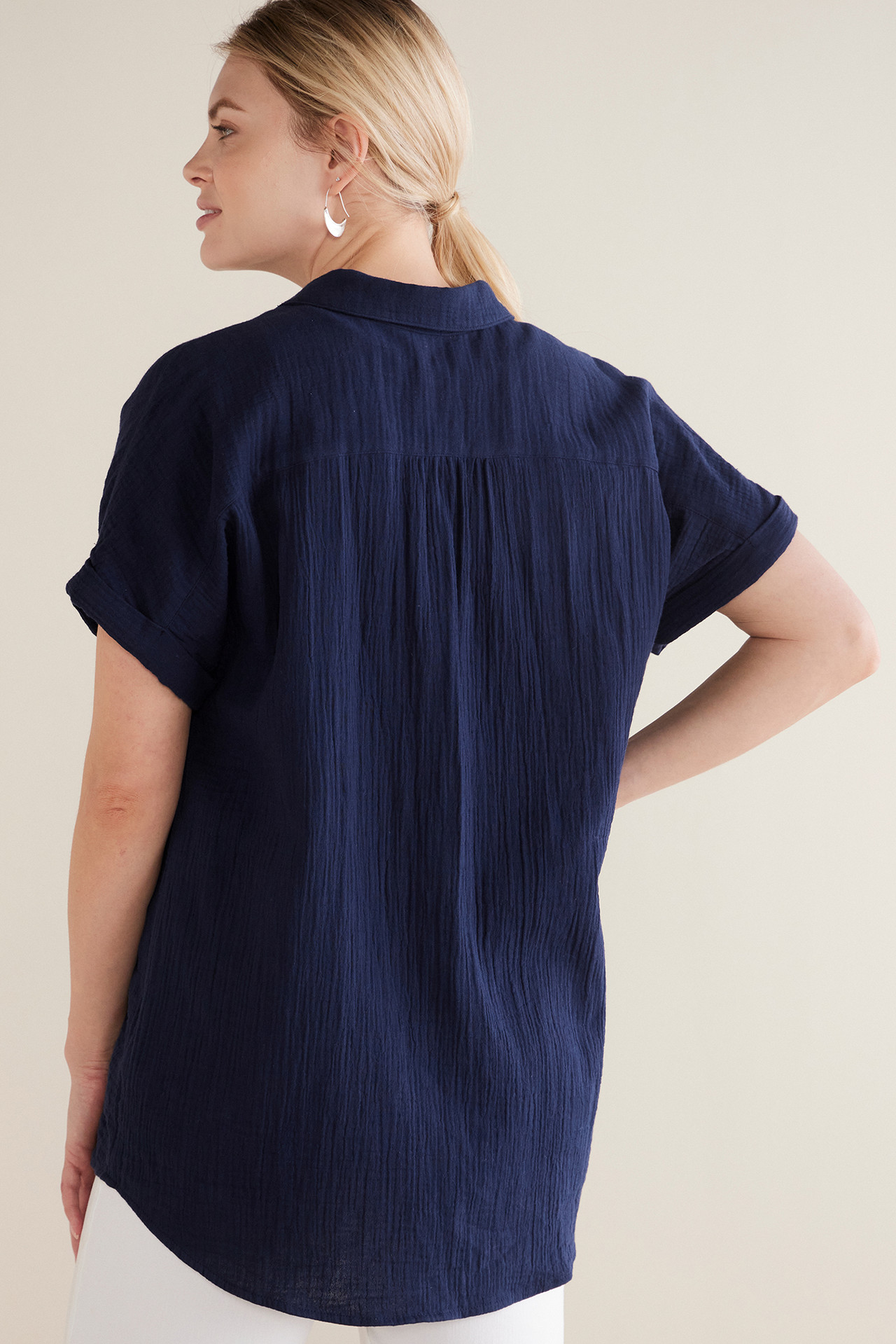 Je Veux Gauze Top - Soft Surroundings Outlet