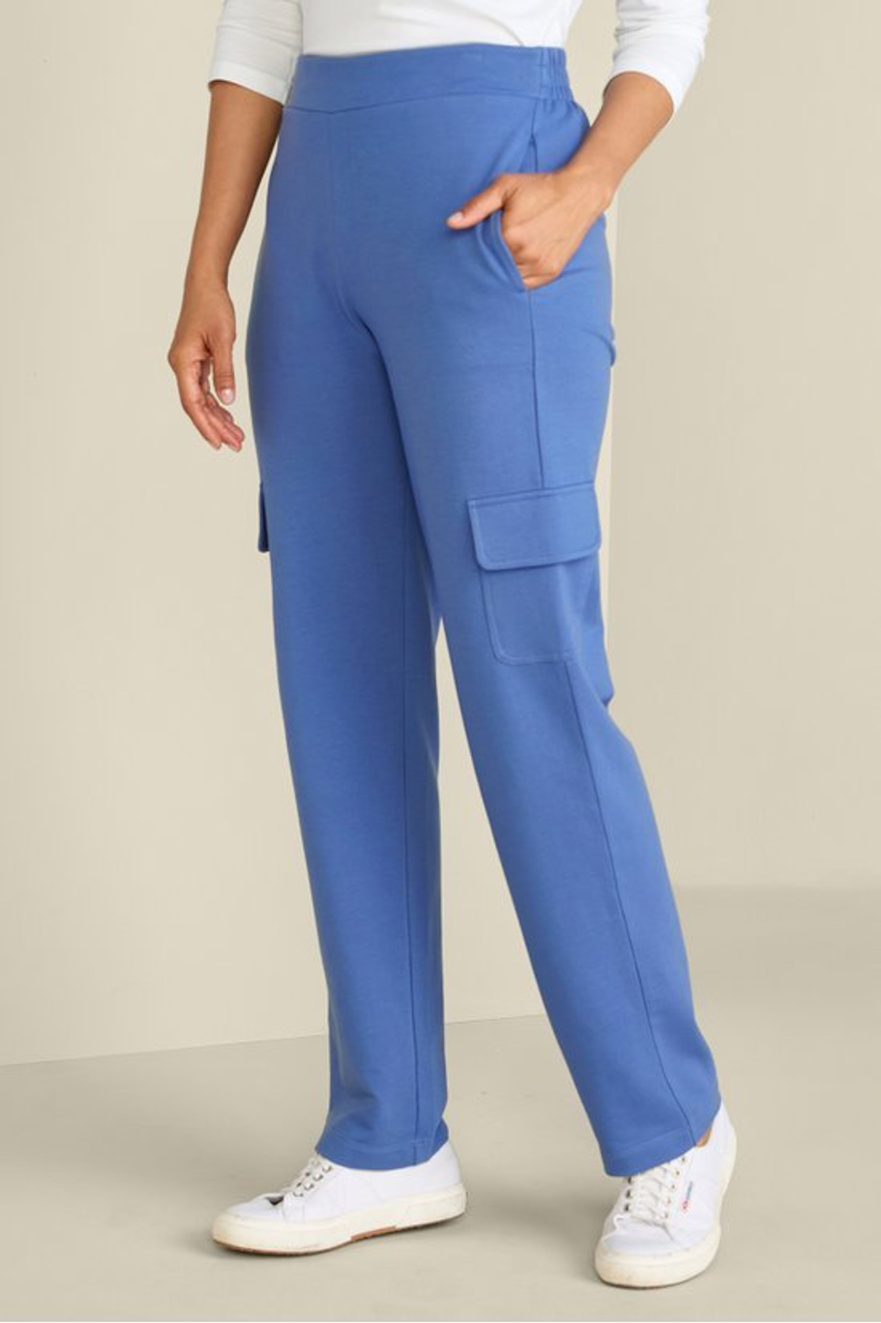 Birdie French Terry Cargo Pants - Soft Surroundings Outlet