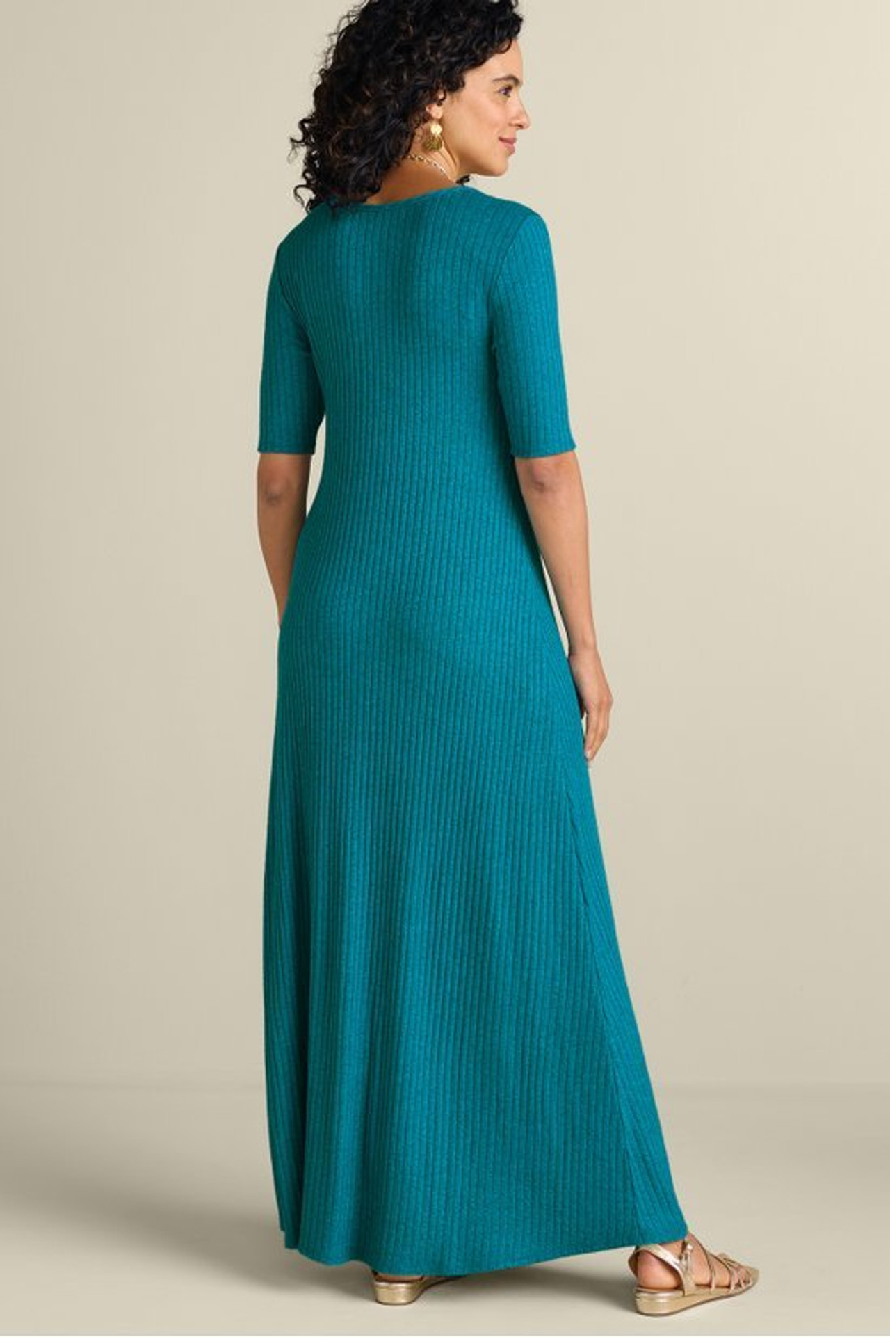 Textured Short Sleeve Santiago Dress - Soft Surroundings Outlet