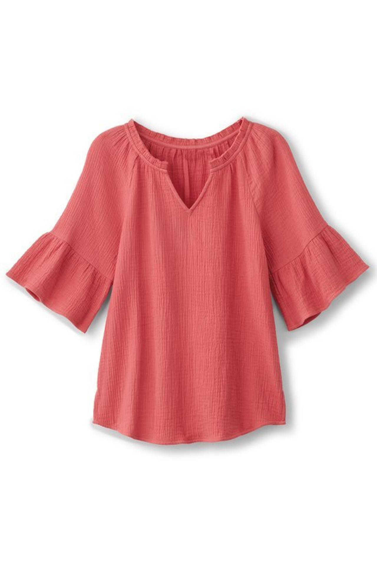 Vinka Gauze Pullover - Soft Surroundings Outlet