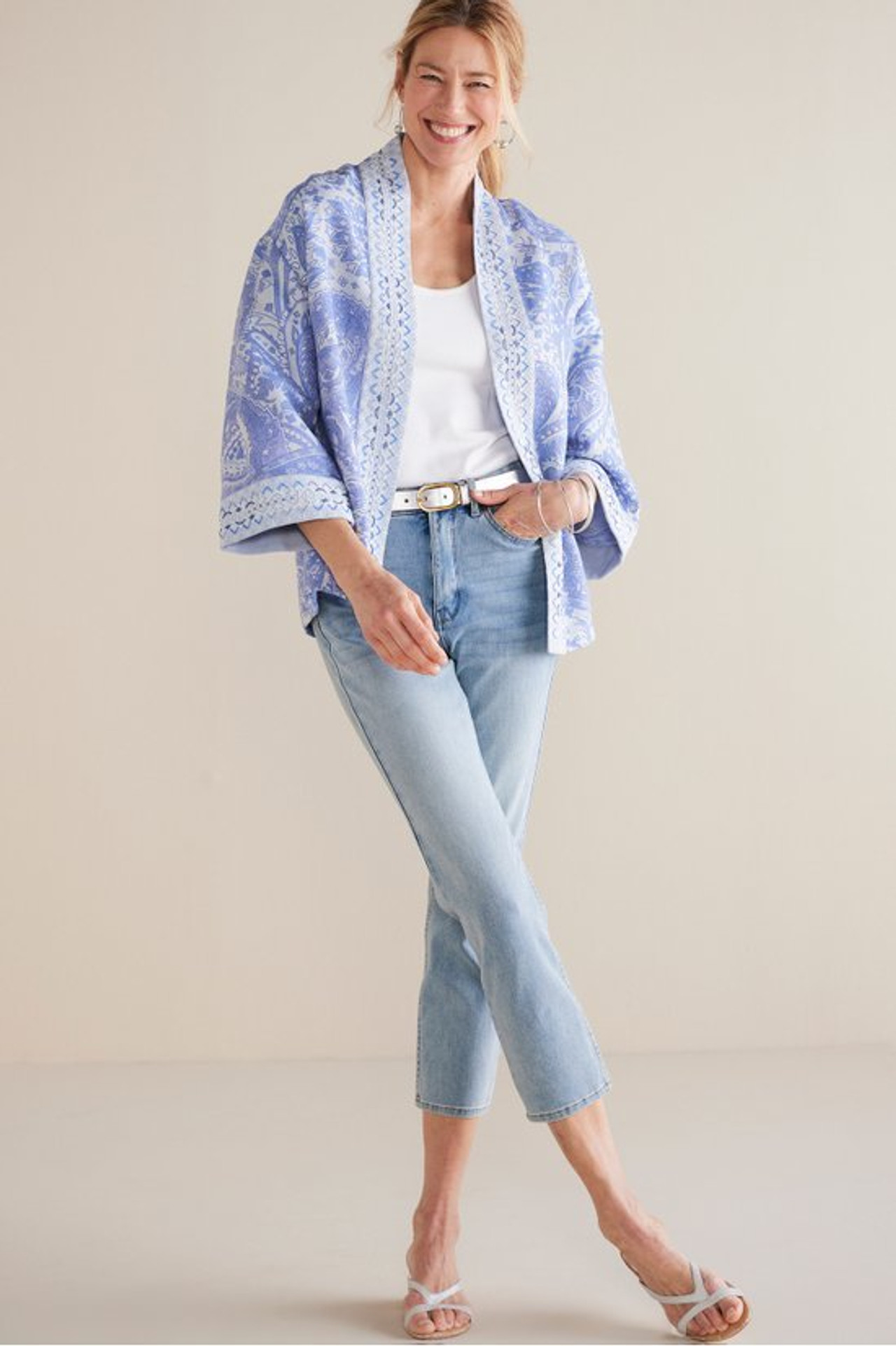 Ultimate Denim Slim Leg Crop Jeans - Soft Surroundings Outlet