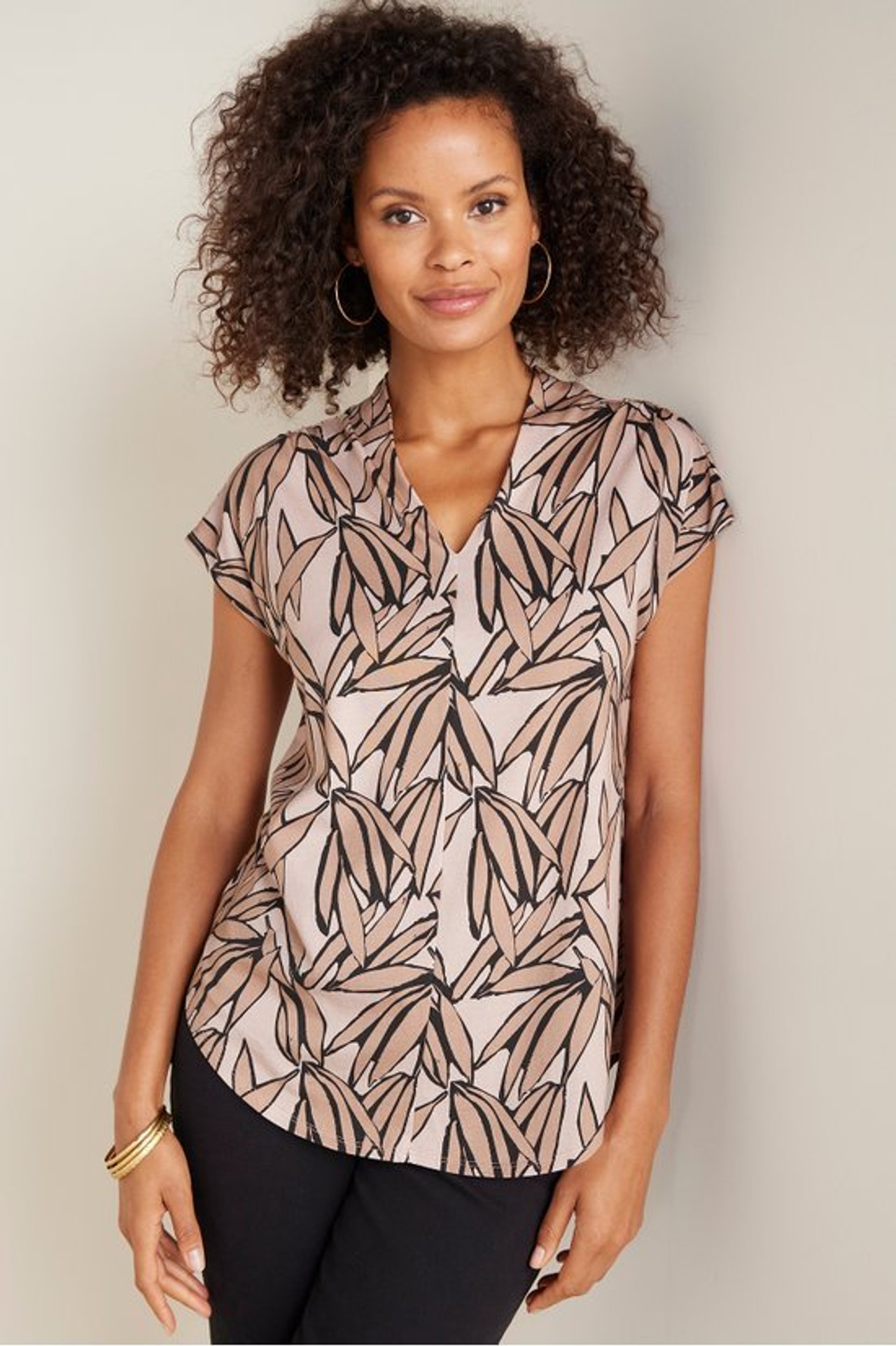 Twilight Luau Printed Tunic - Soft Surroundings Outlet