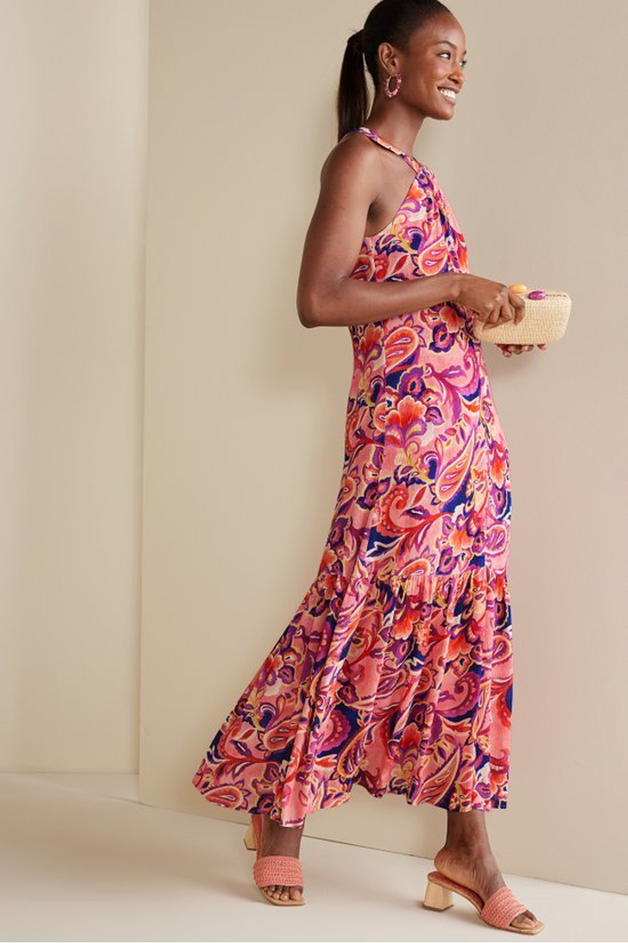 Nalani Gauze Maxi Dress - Soft Surroundings Outlet