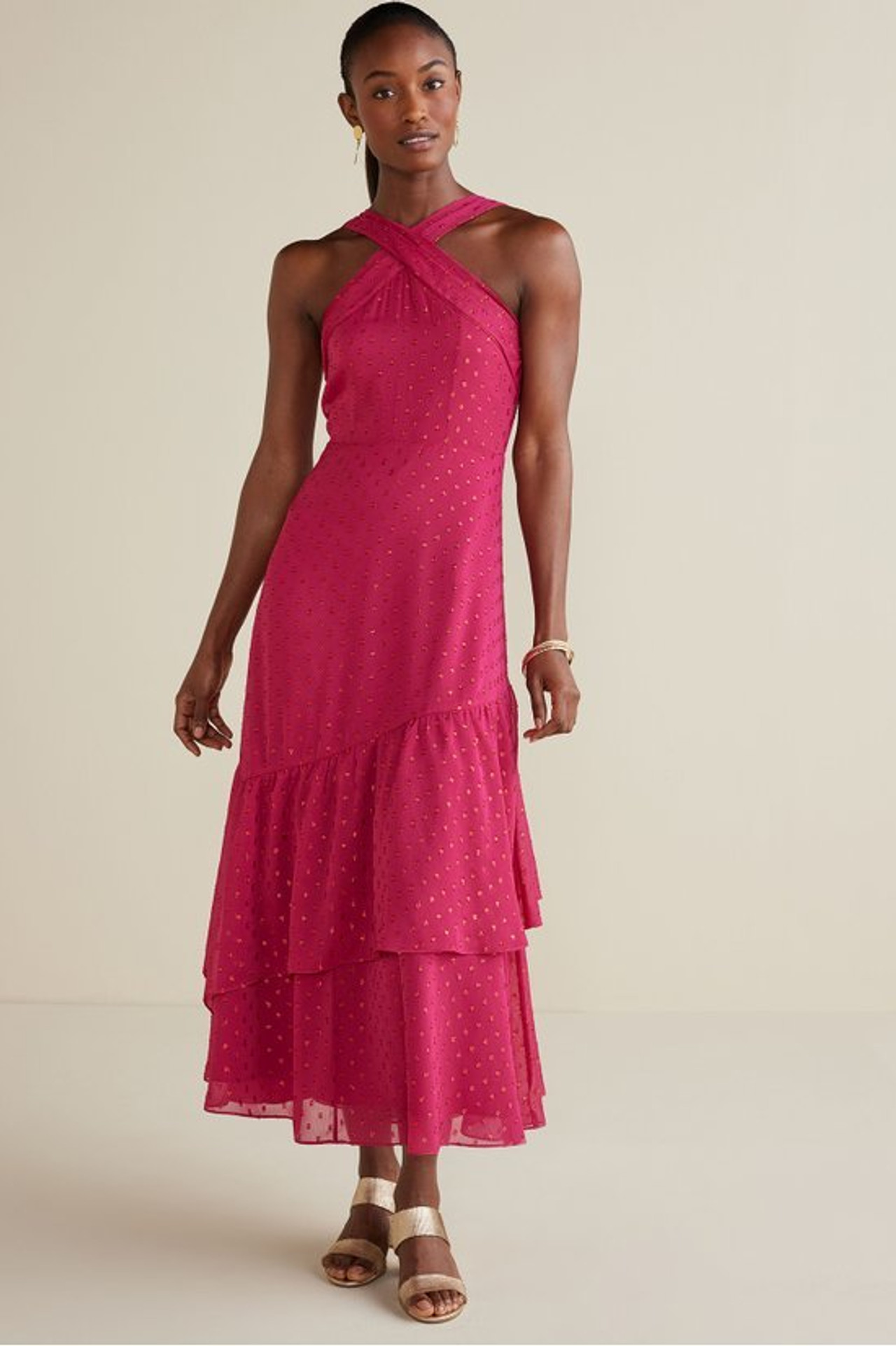 Sanna Sparkling Maxi Dress - Soft Surroundings Outlet