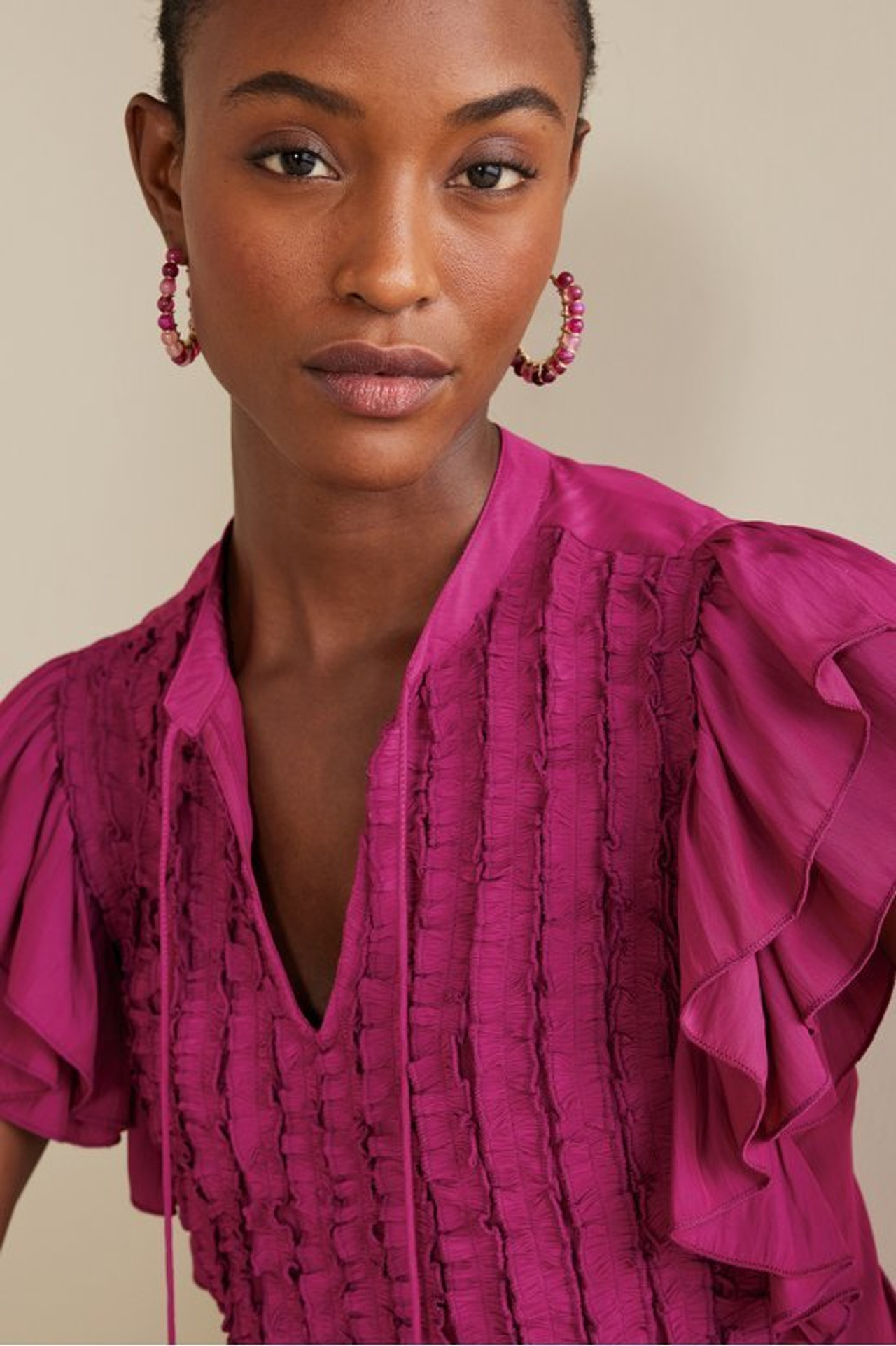 Victoria Ruffle Tunic - Soft Surroundings Outlet